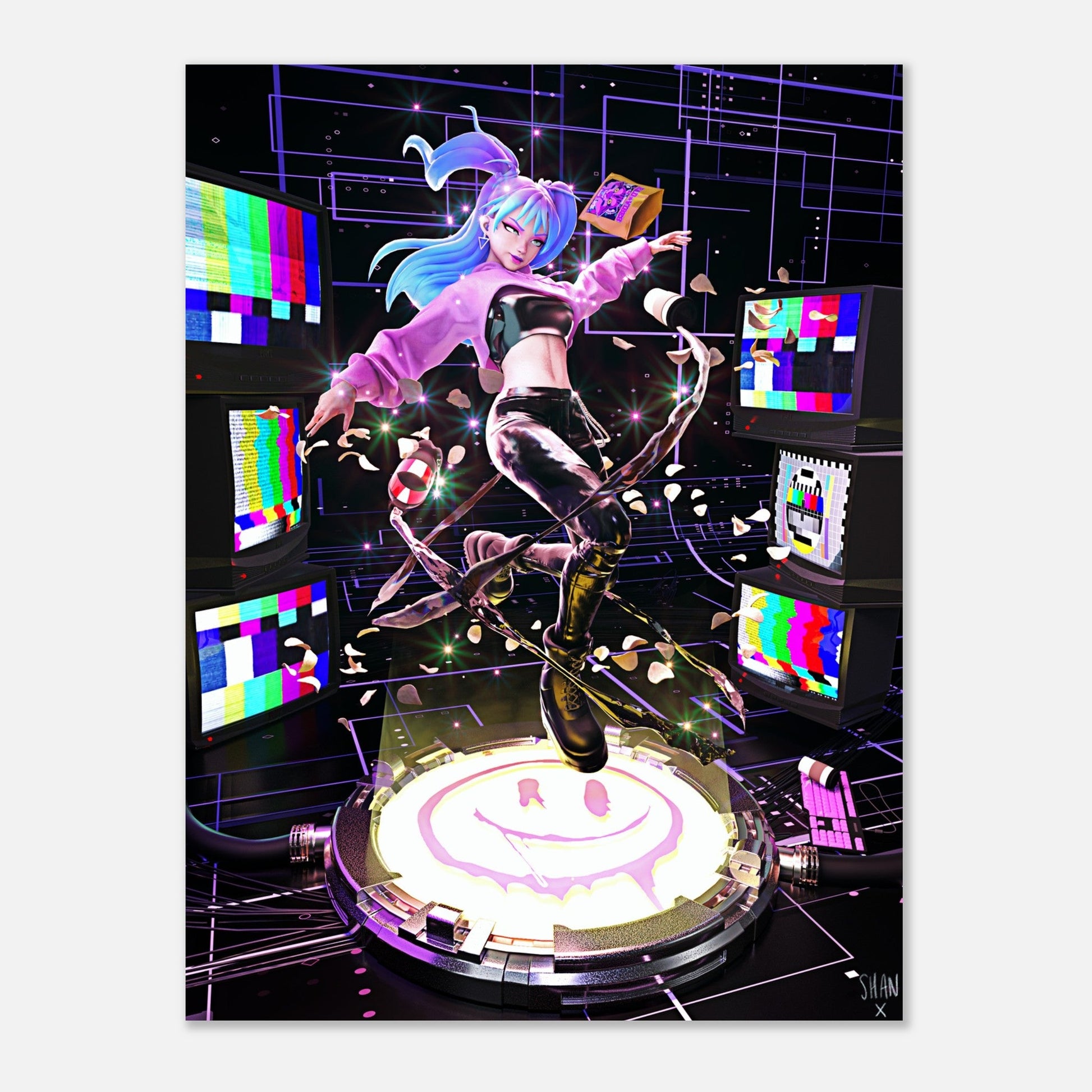 [EMERGENCE] Premium Semi - Glossy Paper Poster - Bad Vibes