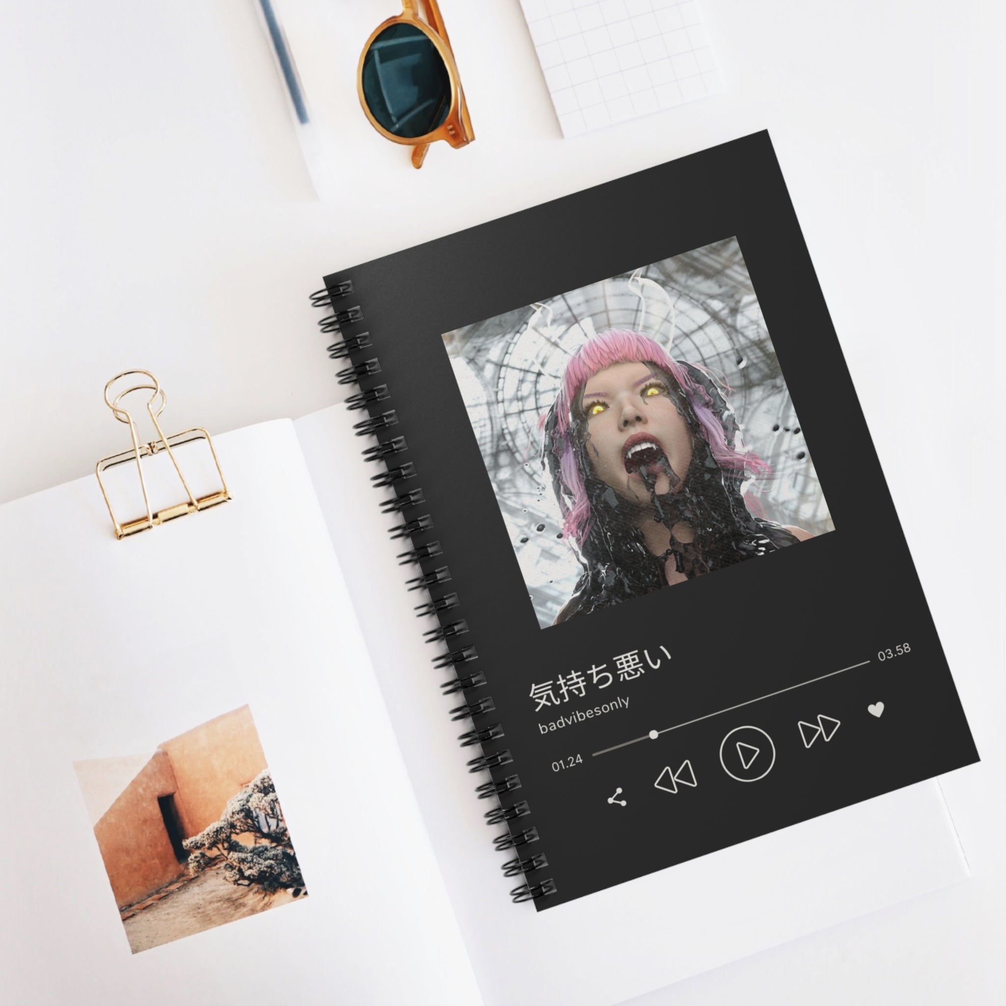 [KIMOCHI WARUI] Spiral Notebook - Ruled Line